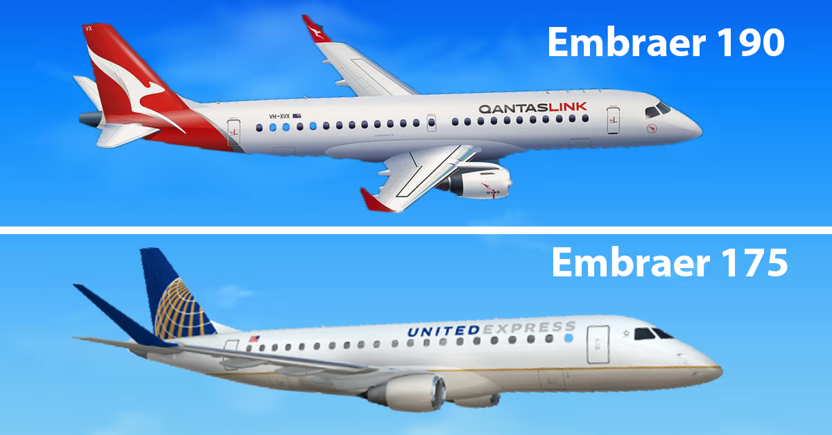 Embraer 175 vs 190